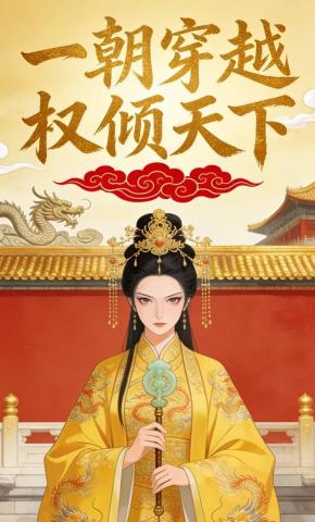 短剧《一朝穿越权倾天下》海报