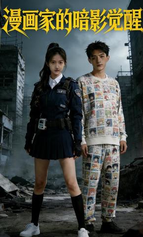 短剧《漫画家的暗影觉醒》海报