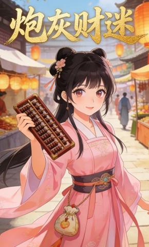 短剧《炮灰财迷》海报