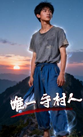 短剧《唯一守村人》海报