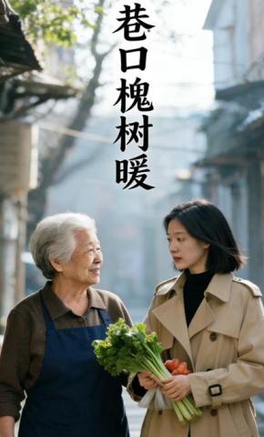 短剧《巷口槐树暖》海报