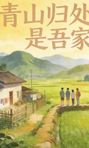短剧《青山归处是吾家》海报