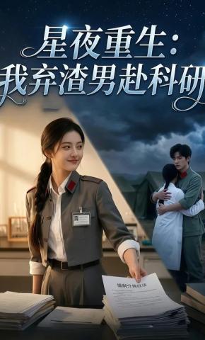 短剧《星夜重生：我弃渣男赴科研》海报
