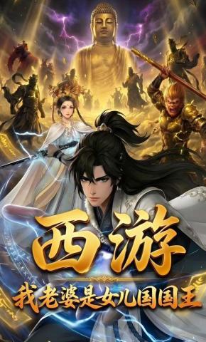 短剧《西游：我老婆是女儿国国王》海报