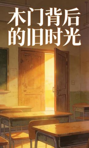 短剧《木门背后的旧时光》海报