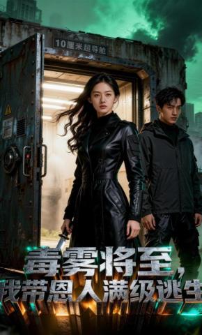 短剧《毒雾将至，我带恩人满级逃生》海报