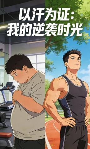 短剧《以汗为证:我的逆袭时光》海报