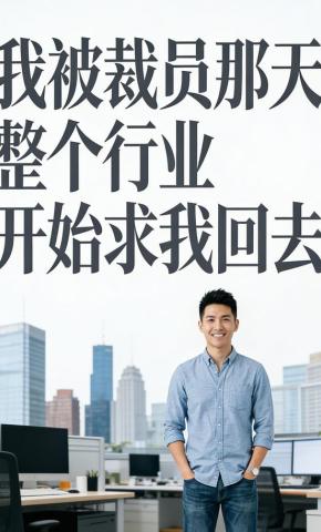 短剧《我被裁员那天，整个行业开始求我回去》海报