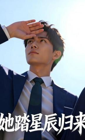 短剧《她踏星辰归来》海报