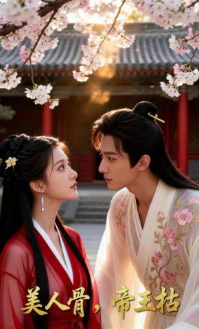 短剧《美人骨，帝王枯》海报