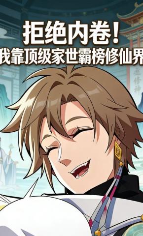 短剧《拒绝内卷！我靠顶级家世霸榜修仙界》海报