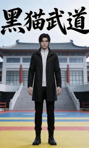 短剧《黑猫武道》海报