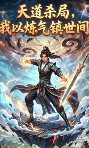 短剧《天道杀局，我以炼气镇世间》海报