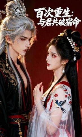 短剧《百次重生：与君共破宿命》海报