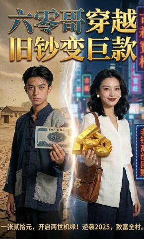 短剧《六零哥穿越旧钞变巨款》海报