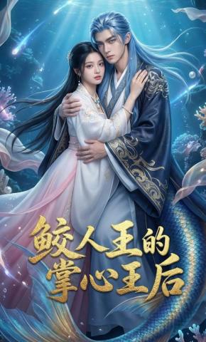 短剧《鲛人王的掌心王后》海报