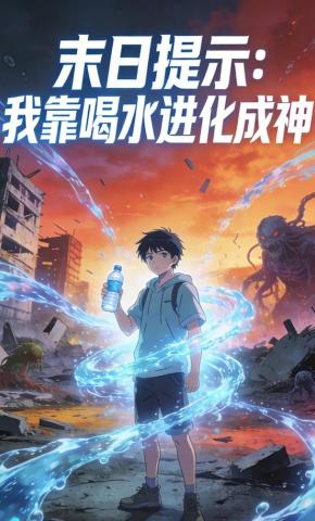 短剧《末日提示：我靠喝水进化成神》海报