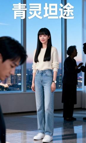 短剧《青灵坦途》海报