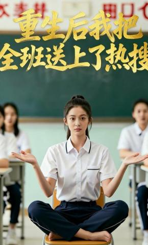 短剧《重生后我把全班送上了热搜》海报