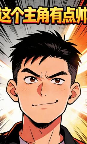 短剧《这个主角有点帅》海报