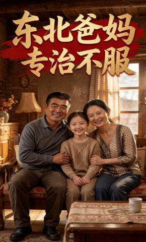 短剧《东北爸妈专治不服》海报
