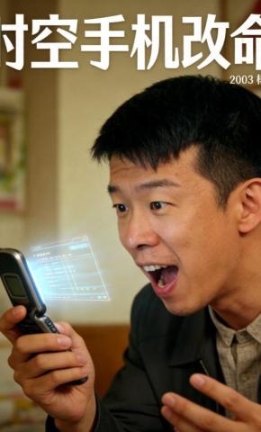 短剧《时空手机改命》海报