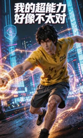 短剧《我的超能力好像不太对》海报