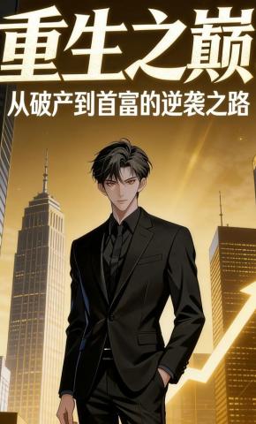 短剧《重生之巅：从破产到首富的逆袭之路》海报