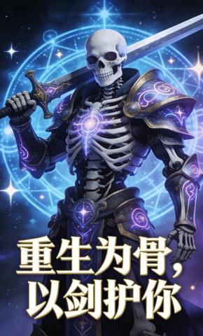 短剧《重生为骨，以剑护你》海报