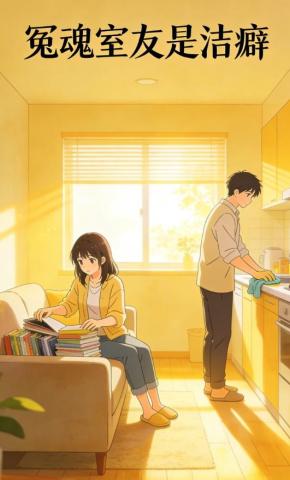 短剧《冤魂室友是洁癖》海报