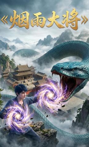 短剧《烟雨大将》海报