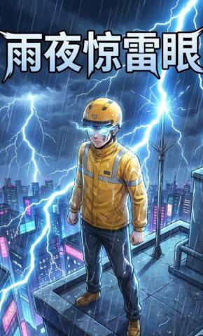 短剧《雨夜惊雷眼》海报