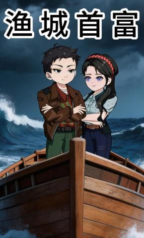 短剧《渔城首富》海报