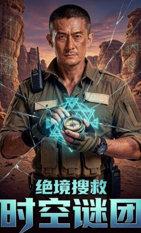 短剧《绝境搜救：时空谜团》海报