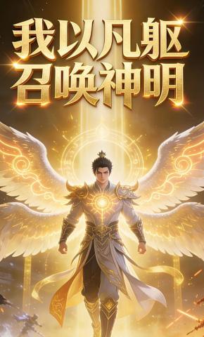 短剧《我以凡躯召唤神明》海报