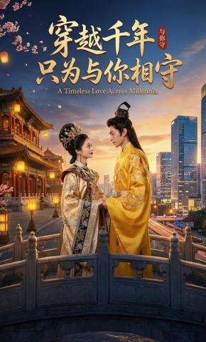 短剧《穿越千年只为与你相守》海报