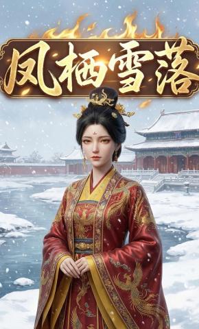 短剧《凤栖雪落》海报