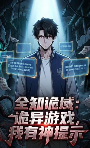 短剧《全知诡域：诡异游戏，我有神提示》海报