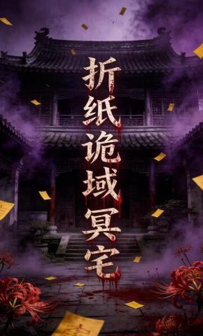 短剧《折纸诡域：冥宅》海报