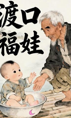 短剧《渡口福娃》海报