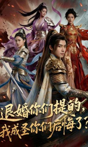 短剧《退婚你们提的，我成圣你们后悔了？》海报