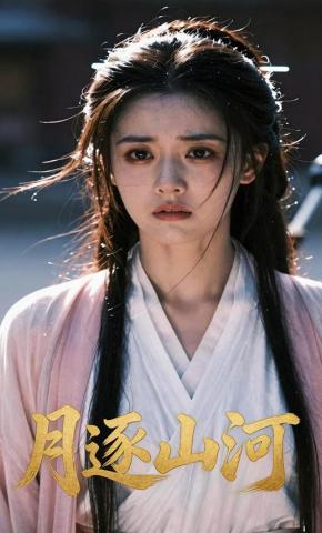 短剧《月逐山河》海报