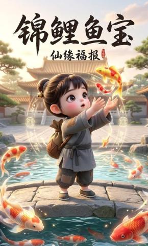 短剧《锦鲤鱼宝》海报