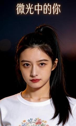 短剧《微光中的你》海报