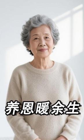 短剧《养恩暖余生》海报