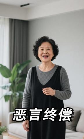 短剧《恶言终偿》海报