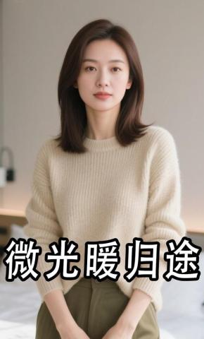 短剧《微光暖归途》海报