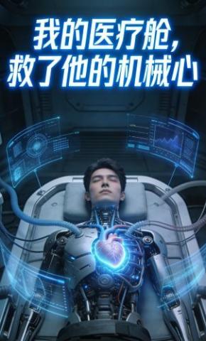 短剧《我的医疗舱，救了他的机械心》海报