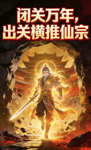 短剧《闭关万年，出关横推仙宗》海报