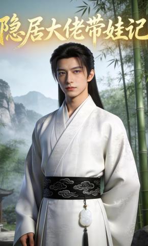 短剧《隐居大佬带娃记》海报